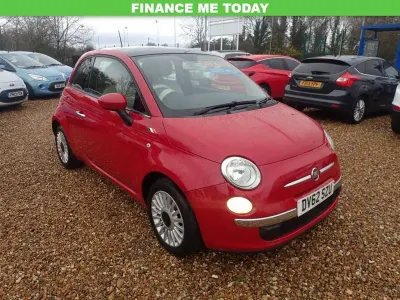 Usado Fiat 500 Lounge 69 HP (50 kW) 2012 Vermelho Citadino