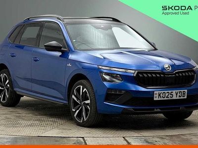 Used Skoda Kamiq Monte Carlo 110 HP (80 kW) 2025 Race blue metallic SUV