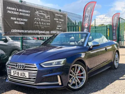 Used Audi A5 Cabriolet Comfort 2018 Blue Cabriolet