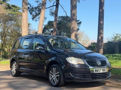 Used VW Touran SE 105 HP (77 kW) 2008 Black MPV