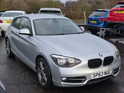 Used BMW 118 Sport Line 170 HP (125 kW) 2013 Silver Hatchback