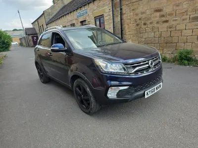 Used SsangYong Korando 178 HP (130 kW) 2018 Blue Estate