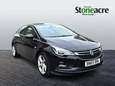 Used Vauxhall Astra SRi 150 HP (110 kW) 2019 Black Hatchback