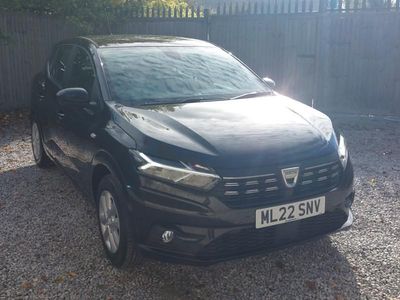 Black Used 2022 Dacia Sandero Comfort Hatchback | £11,598 (Fair price)