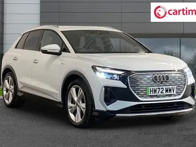 Second-hand Audi Q4 e-tron S-Line 219 kW (299 CP) 2023 Alb SUV