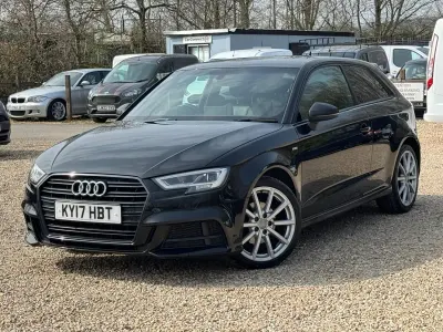 Used Audi A3 Black Edition 150 HP (110 kW) 2017 Black Hatchback