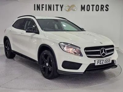 Used Mercedes GLA220 AMG line 170 HP (125 kW) 2015 White SUV