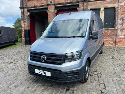 New VW Crafter 140 HP (102 kW) 2026 Silver Van