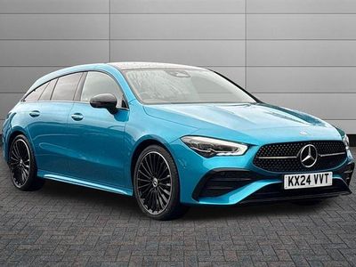 Spectral blue Used 2024 Mercedes CLA220 AMG Line Premium Plus Sedan | £29,333 (Good price)