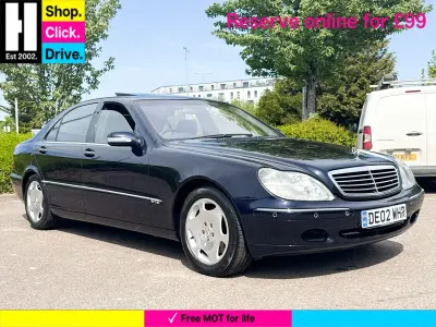 Used Mercedes S600L 2002 Blue Sedan