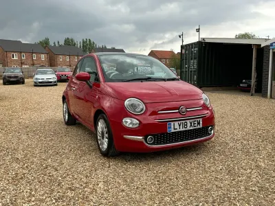 Używany Fiat 500 Lounge 69 KM (50 kW) 2018 Czerwony Hatchback