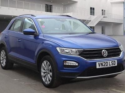 Used VW T-Roc SE 150 HP (110 kW) 2020 Blue SUV