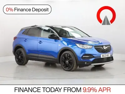 Used Vauxhall Grandland X SRi 130 HP (95 kW) 2021 Blue SUV