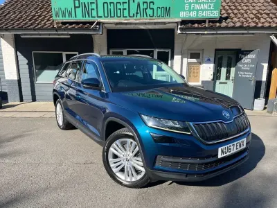 Used Skoda Kodiaq SE L 190 HP (139 kW) 2017 Blue SUV