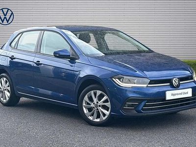 Used VW Polo Style 95 HP (69 kW) 2023 Blue Hatchback