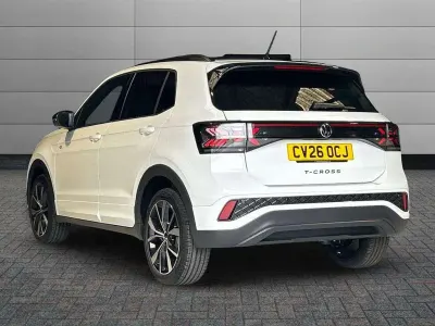 Used VW T-Cross Black Edition 115 HP (84 kW) 2026 White SUV