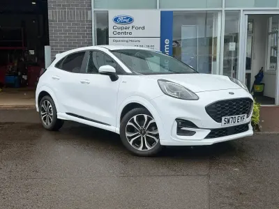 Used Ford Puma ST-Line 125 HP (91 kW) 2020 White Hatchback