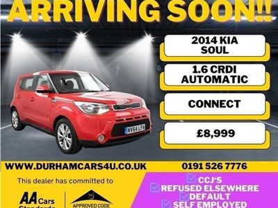 used Kia Soul AUTOMATIC 1.6L CRDI CONNECT 5d 126 BHP