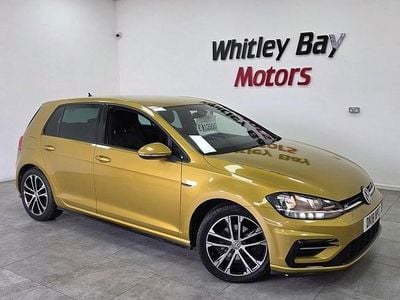 Used VW Golf VII R-line 150 HP (110 kW) 2018 Yellow Hatchback