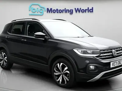 Used VW T-Cross Black Edition 110 HP (80 kW) 2022 Black SUV