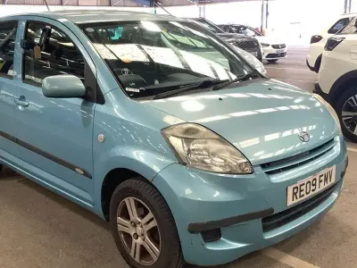Used Daihatsu Sirion 69 HP (50 kW) 2009 Blue Hatchback