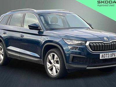 Petrol blue Used 2023 Skoda Kodiaq SE L Executive SUV | £26,990 (Good price)