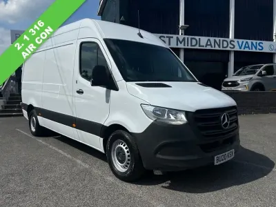 Käytetty Mercedes Sprinter 163 HP (119 kW) 2020 Valkoinen Van