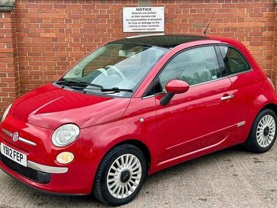 Used Fiat 500 Lounge 69 HP (50 kW) 2012 Red Hatchback