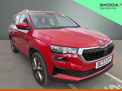 Used Skoda Karoq SE L 147 HP (108 kW) 2023 Velvet red metallic SUV