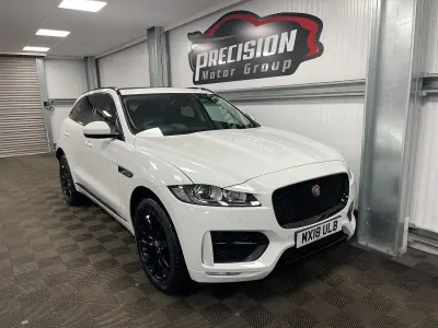 Used Jaguar F-Pace R-Sport 180 HP (132 kW) 2018 White SUV