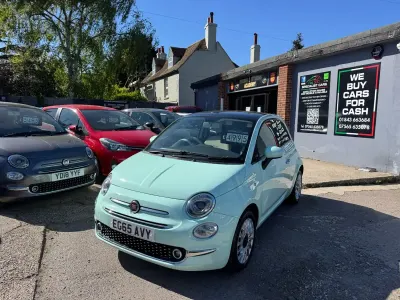 Używany Fiat 500 Lounge 69 KM (50 kW) 2015 Zielony Hatchback