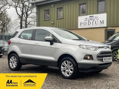 Used Ford Ecosport Zetec 112 HP (82 kW) 2015 Silver SUV