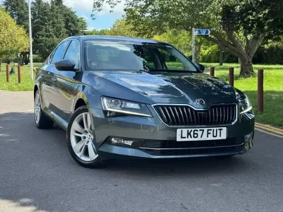 Used Skoda Superb SE L Executive 150 HP (110 kW) 2017 Grey Hatchback