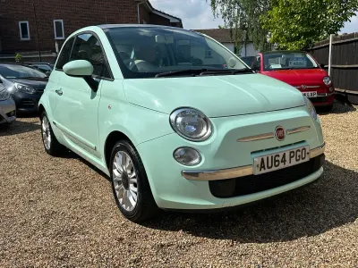 Used Fiat 500 Lounge 69 HP (50 kW) 2014 Green Hatchback