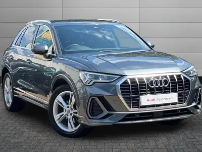Used Audi Q3 S-Line 150 HP (110 kW) 2020 Daytona grey SUV
