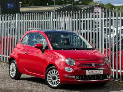 Used Fiat 500 Lounge 2017 Red Hatchback