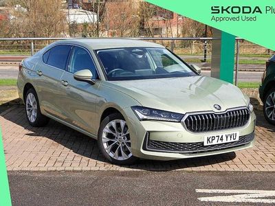 Used Skoda Superb SE L 147 HP (108 kW) 2024 Ice tea yellow metallic Hatchback