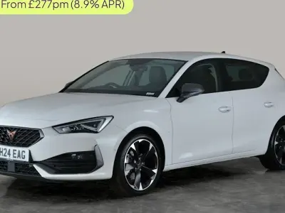 Used Cupra Leon 150 HP (110 kW) 2023 White Hatchback