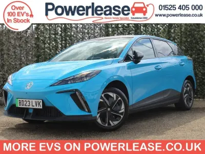 Used MG MG4 EV Trophy 63 kW (87 HP) 2023 Blue Hatchback