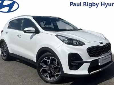 Used Kia Sportage GT-Line S 136 HP (100 kW) 2021 White SUV