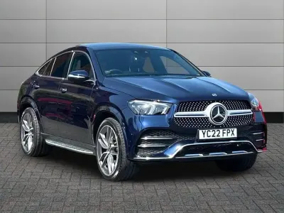 Käytetty Mercedes GLE400 AMG Line Premium Plus 325 HP (239 kW) 2022 Sininen Coupe - kaksiovinen