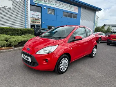 Used Ford Ka S 69 HP (50 kW) 2014 Red Hatchback