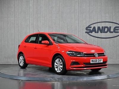 Used VW Polo SE 75 HP (55 kW) 2018 Red Hatchback