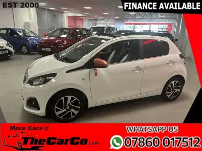 Used Peugeot 108 Roland Garros 82 HP (60 kW) 2015 White Hatchback