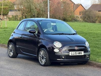 Used Fiat 500 Lounge 69 HP (50 kW) 2015 Mauve/purple Hatchback