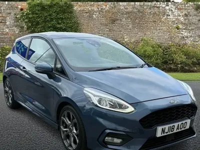 Used Ford Fiesta ST-Line X 140 HP (102 kW) 2018 Blue Hatchback