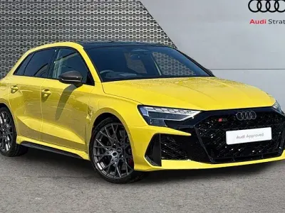 New Audi RS3 400 HP (294 kW) 2026 Yellow Sedan