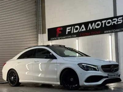Used Mercedes CLA220 AMG line 2018 White Sedan