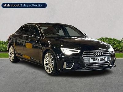 Used Audi A4 S-Line 190 HP (139 kW) 2019 Black Sedan