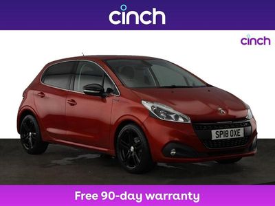 Red Used 2018 Peugeot 208 GT-line Hatchback | £7,849 (A bit pricey)